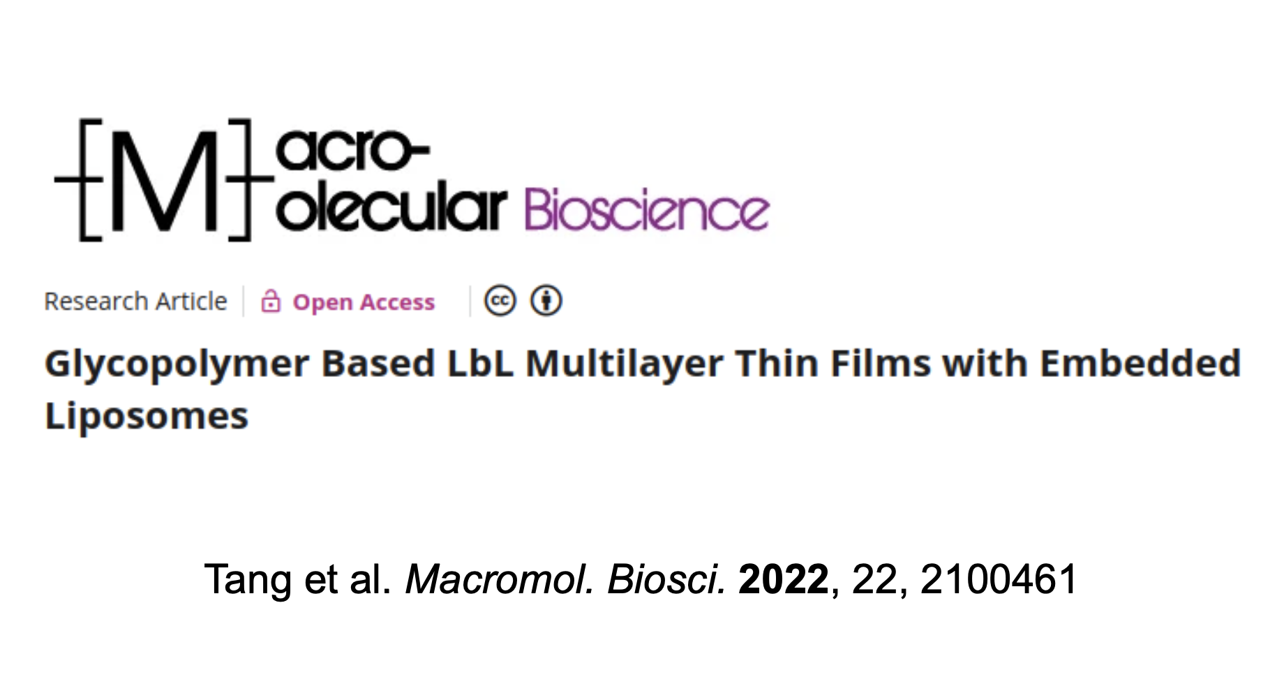Glycopolymer Based LbL Multilayer Thin Films with Embedded Liposomes