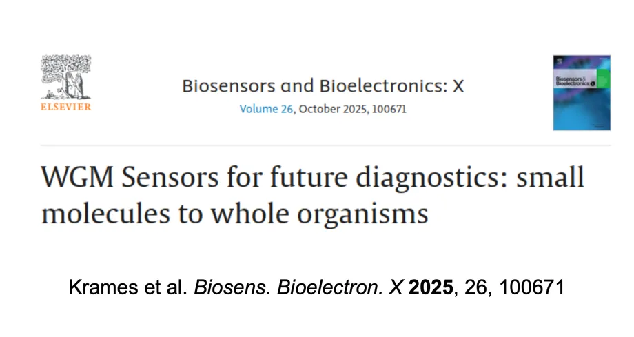 WGM Sensors for future diagnostics: small molecules to whole organisms
