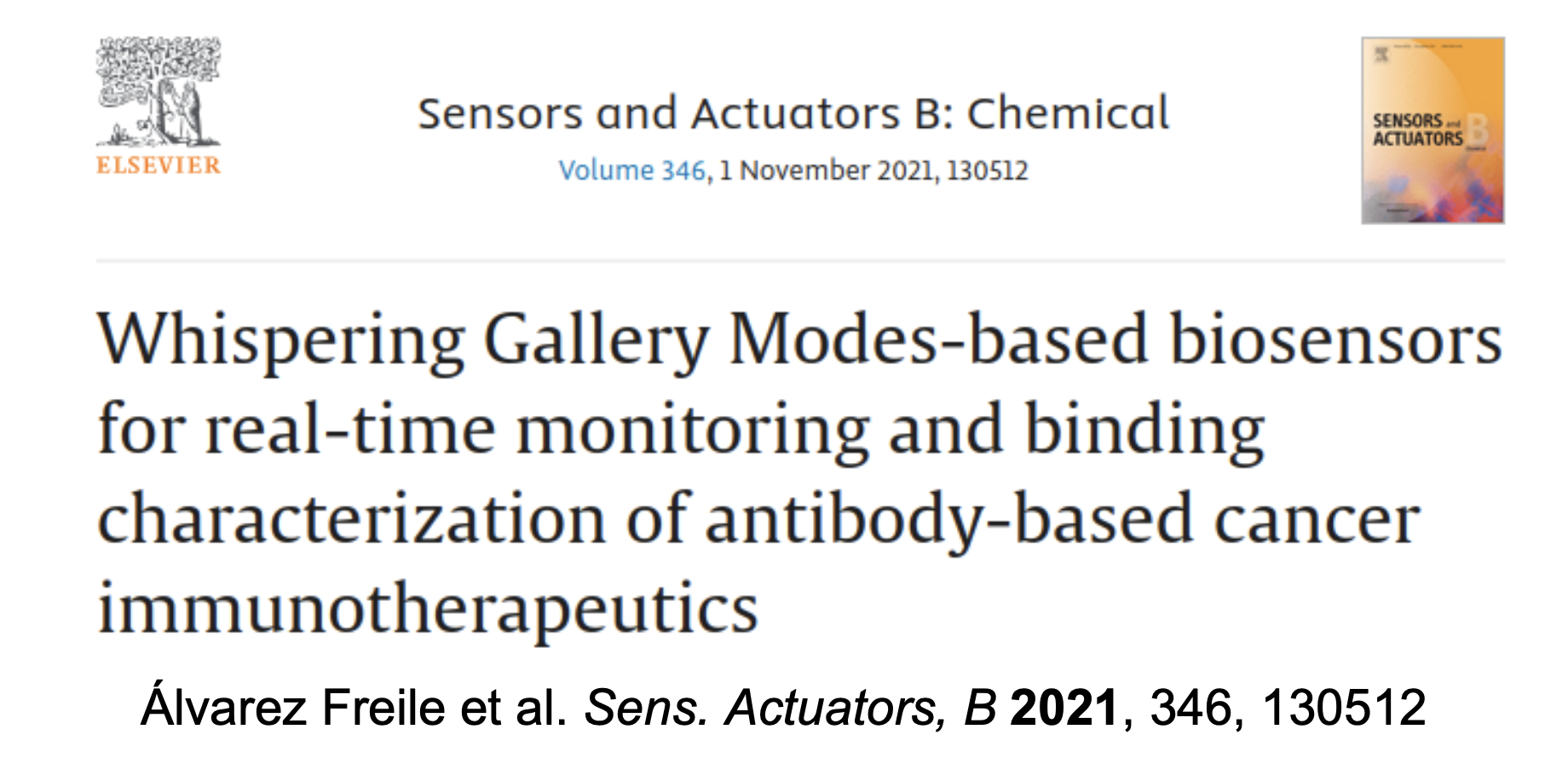 Whispering Gallery Modes-based biosensors for real-time monitoring and binding characterization of antibody-based cancer immunotherapeutics